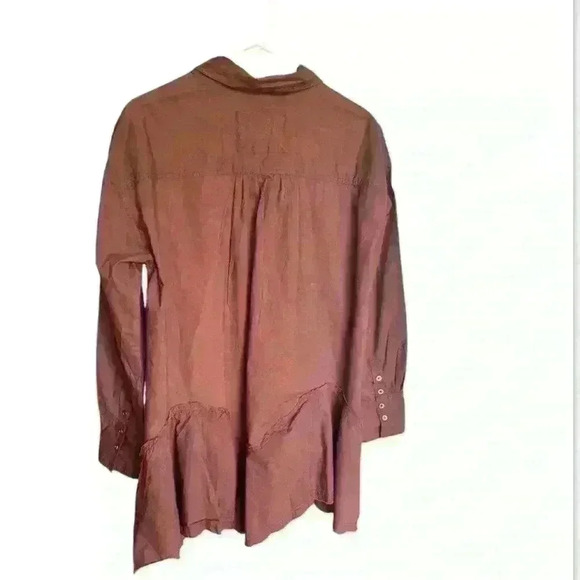 FREE PEOPLE We The Free - Freya Poplin Tunic timeless relaxed fit size S . - Picture 10 of 14